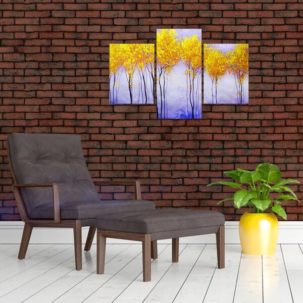 Slika rumenih dreves (90x60 cm)