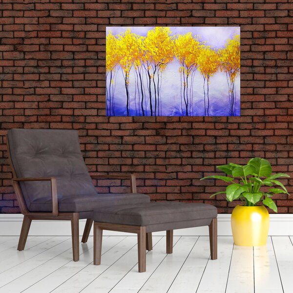 Slika rumenih dreves (90x60 cm)