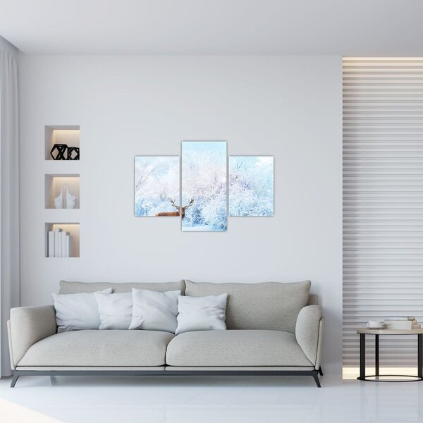 Slika veličastnega jelena (90x60 cm)