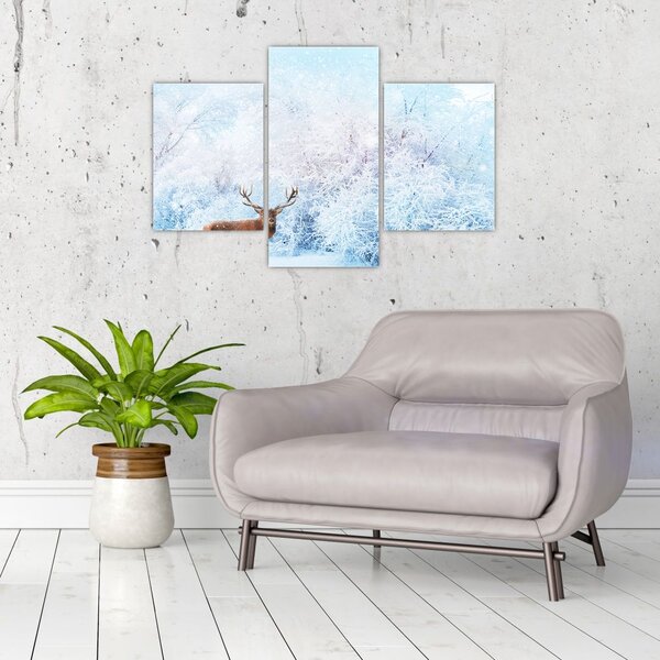 Slika veličastnega jelena (90x60 cm)