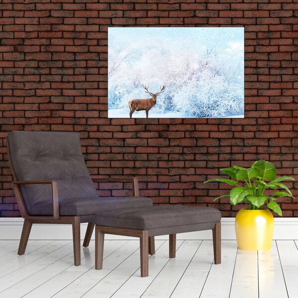 Slika veličastnega jelena (90x60 cm)