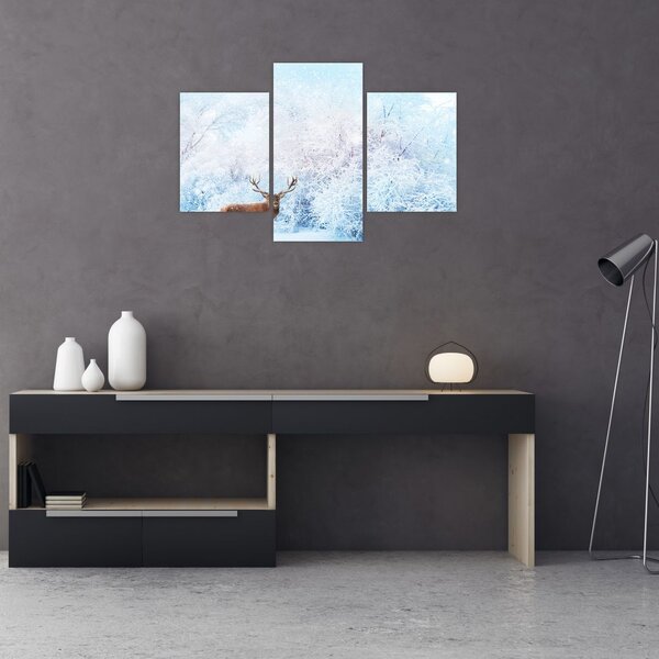 Slika veličastnega jelena (90x60 cm)