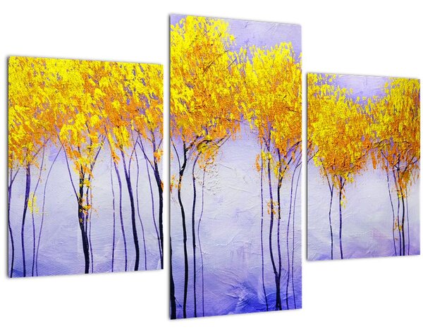 Slika rumenih dreves (90x60 cm)