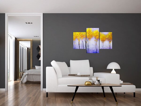 Slika rumenih dreves (90x60 cm)