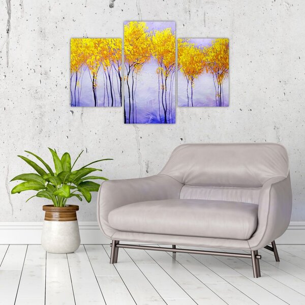 Slika rumenih dreves (90x60 cm)