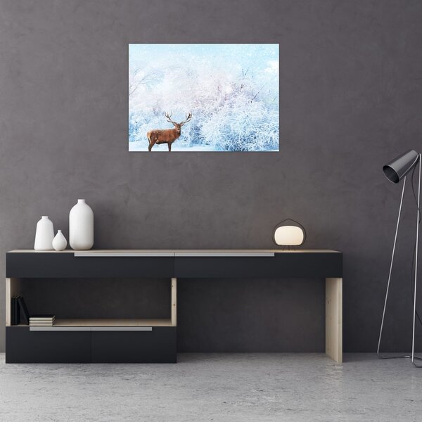 Slika veličastnega jelena (70x50 cm)