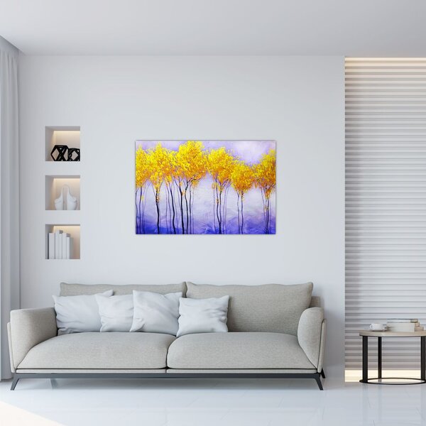 Slika rumenih dreves (90x60 cm)