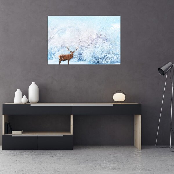 Slika veličastnega jelena (90x60 cm)