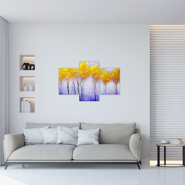 Slika rumenih dreves (90x60 cm)
