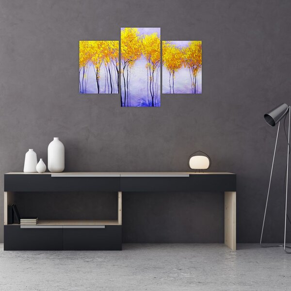 Slika rumenih dreves (90x60 cm)