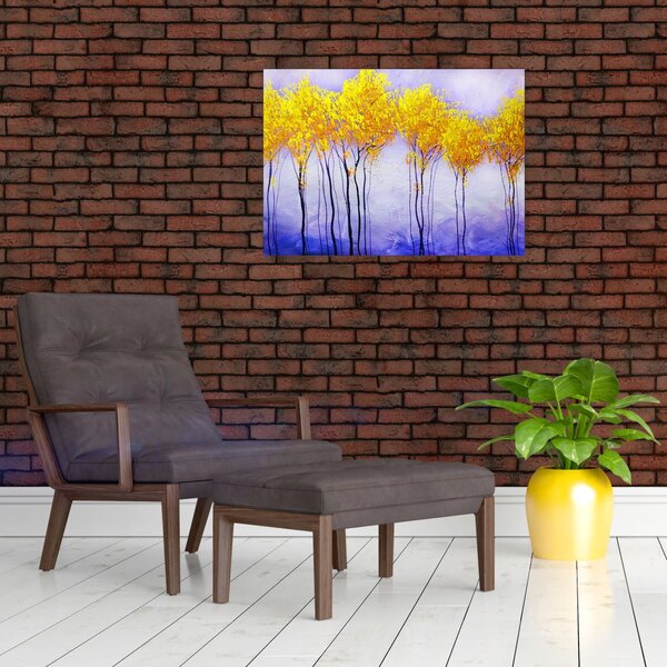 Slika rumenih dreves (70x50 cm)