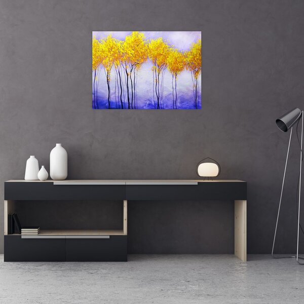 Slika rumenih dreves (70x50 cm)