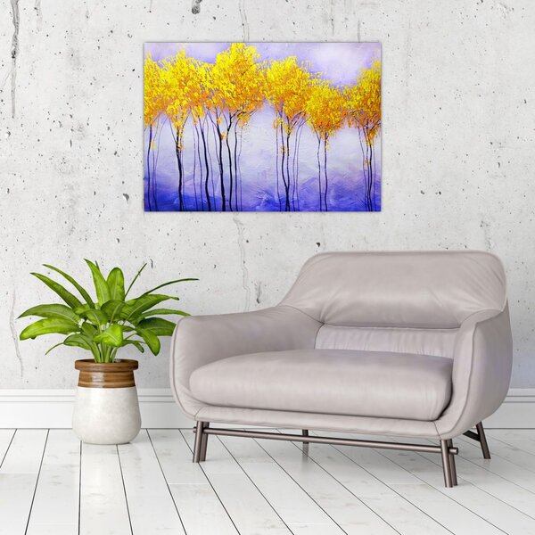 Slika rumenih dreves (70x50 cm)