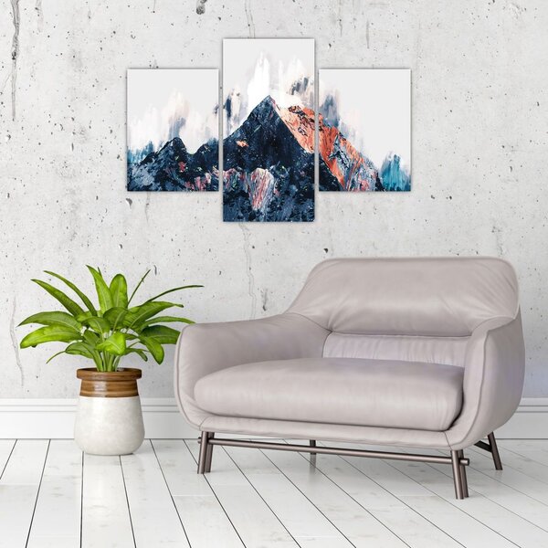 Slika - Abstraktna gora (90x60 cm)