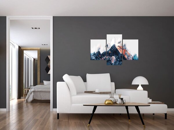 Slika - Abstraktna gora (90x60 cm)