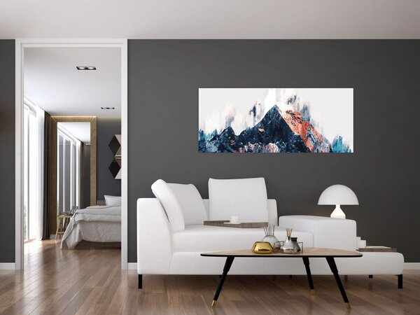 Slika - Abstraktna gora (120x50 cm)