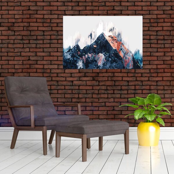Slika - Abstraktna gora (90x60 cm)