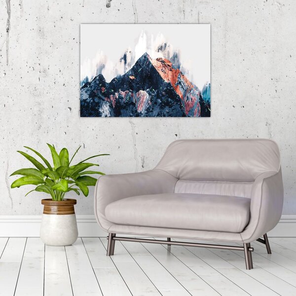 Slika - Abstraktna gora (70x50 cm)