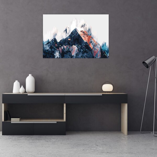 Slika - Abstraktna gora (90x60 cm)