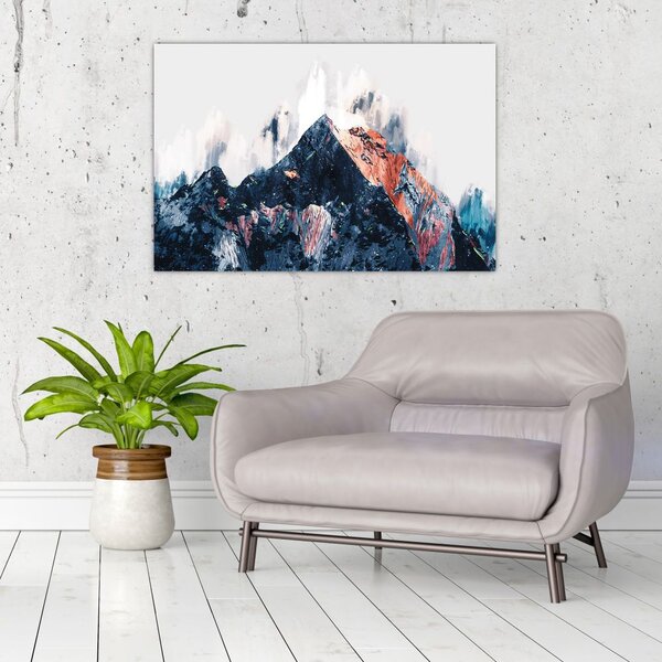 Slika - Abstraktna gora (90x60 cm)