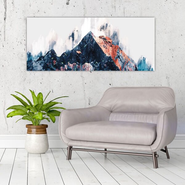 Slika - Abstraktna gora (120x50 cm)