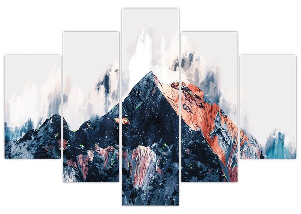 Slika - Abstraktna gora (150x105 cm)
