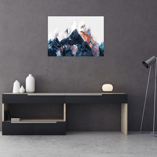 Slika - Abstraktna gora (70x50 cm)