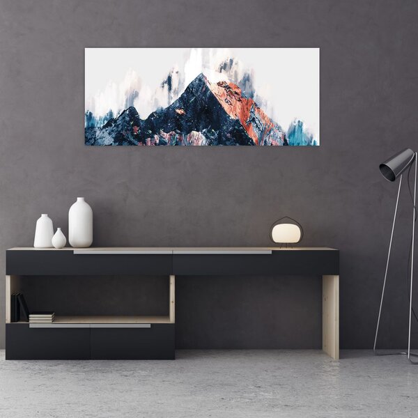 Slika - Abstraktna gora (120x50 cm)
