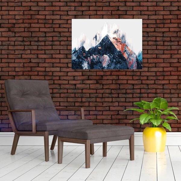 Slika - Abstraktna gora (70x50 cm)