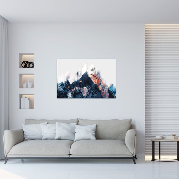 Slika - Abstraktna gora (90x60 cm)