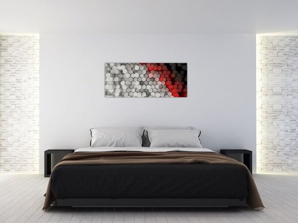 Slika - 3D šesterokotniki (120x50 cm)