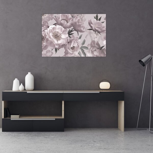 Slika - Vintage cvetovi potonike (90x60 cm)