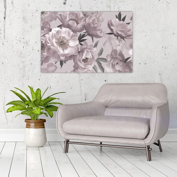 Slika - Vintage cvetovi potonike (90x60 cm)