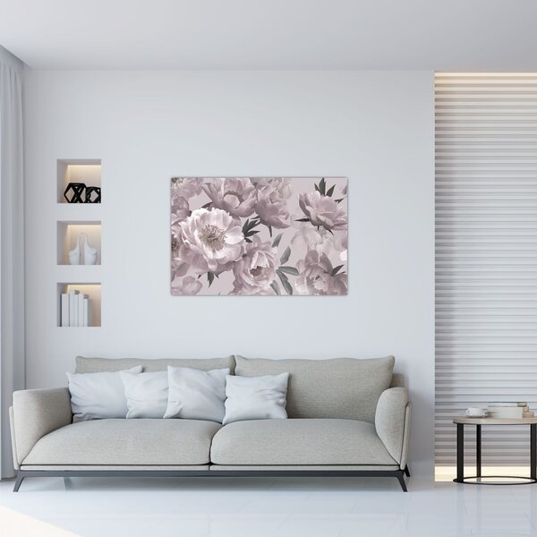 Slika - Vintage cvetovi potonike (90x60 cm)