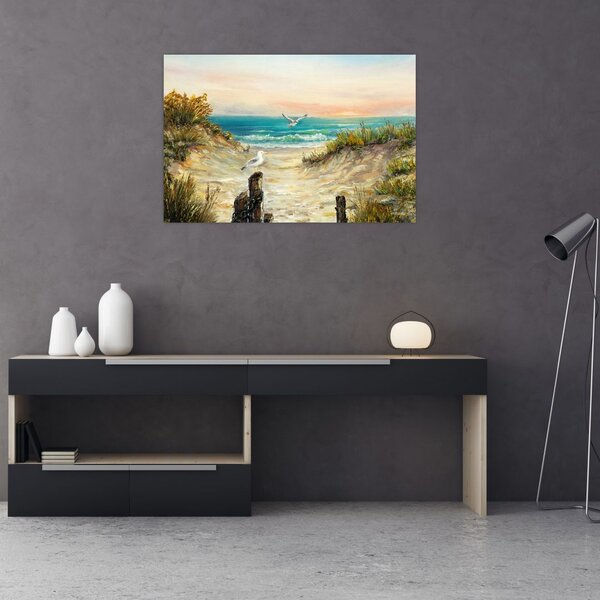 Slika - Peščena plaža (90x60 cm)