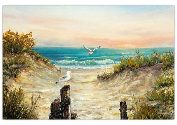 Slika - Peščena plaža (90x60 cm)