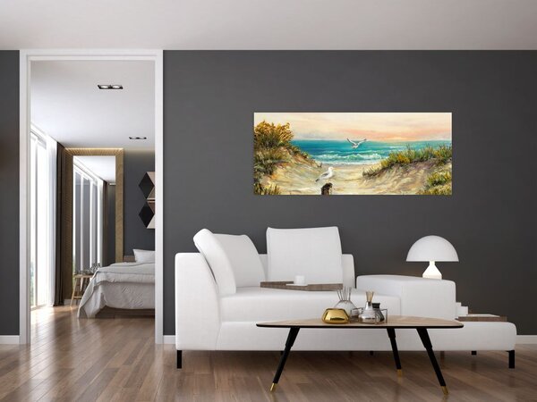 Slika - Peščena plaža (120x50 cm)