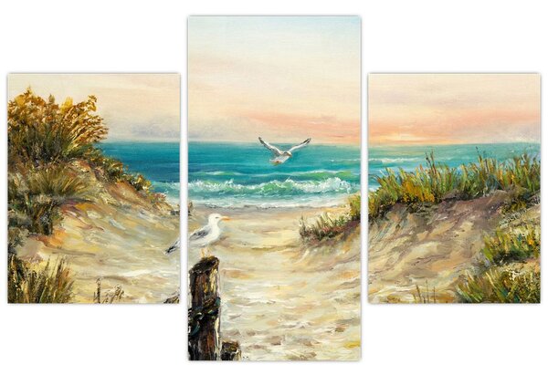 Slika - Peščena plaža (90x60 cm)