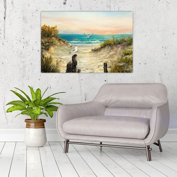 Slika - Peščena plaža (90x60 cm)