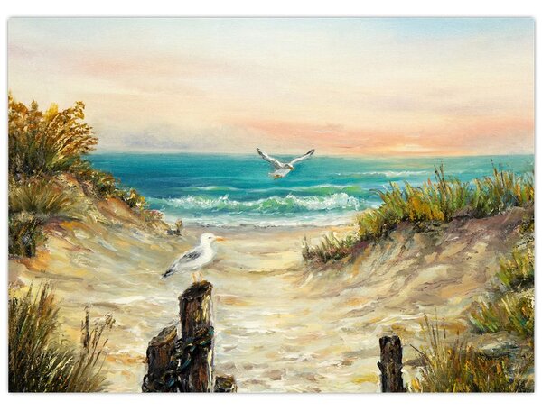 Slika - Peščena plaža (70x50 cm)