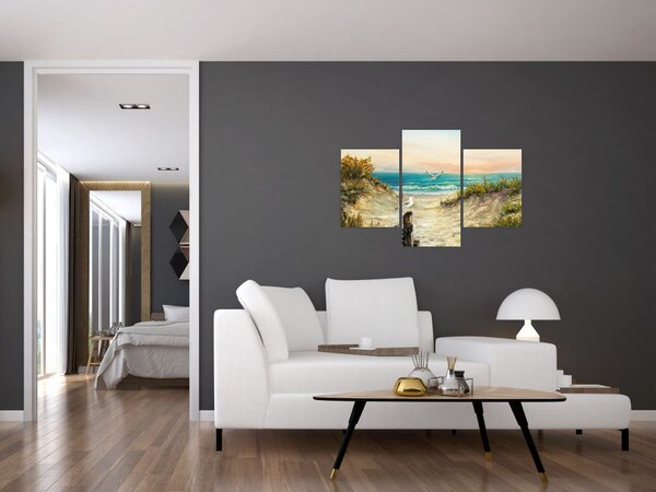 Slika - Peščena plaža (90x60 cm)