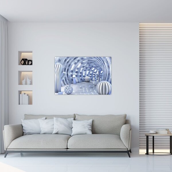 Slika - 3D abstrakcija (90x60 cm)
