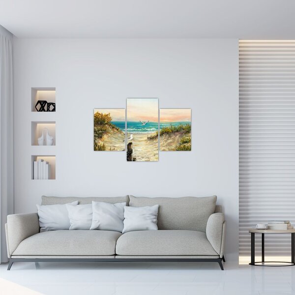 Slika - Peščena plaža (90x60 cm)