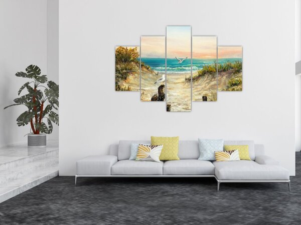 Slika - Peščena plaža (150x105 cm)