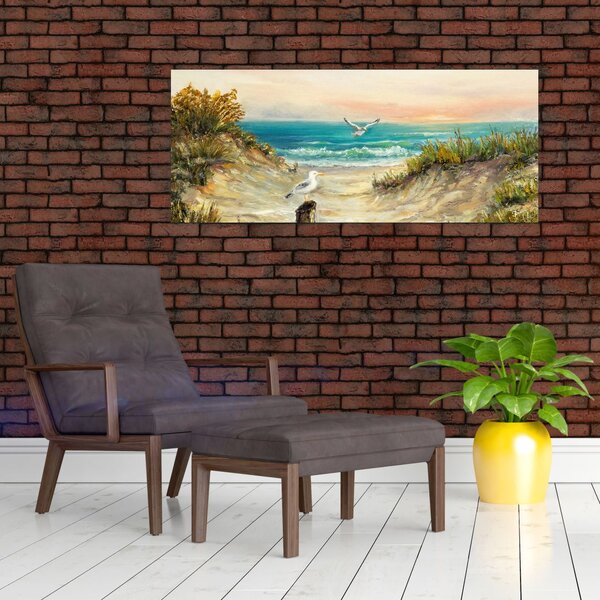 Slika - Peščena plaža (120x50 cm)