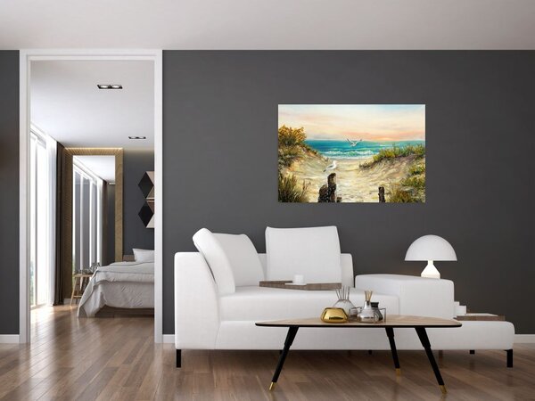 Slika - Peščena plaža (90x60 cm)