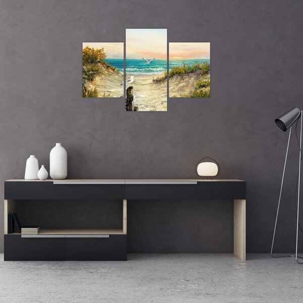 Slika - Peščena plaža (90x60 cm)