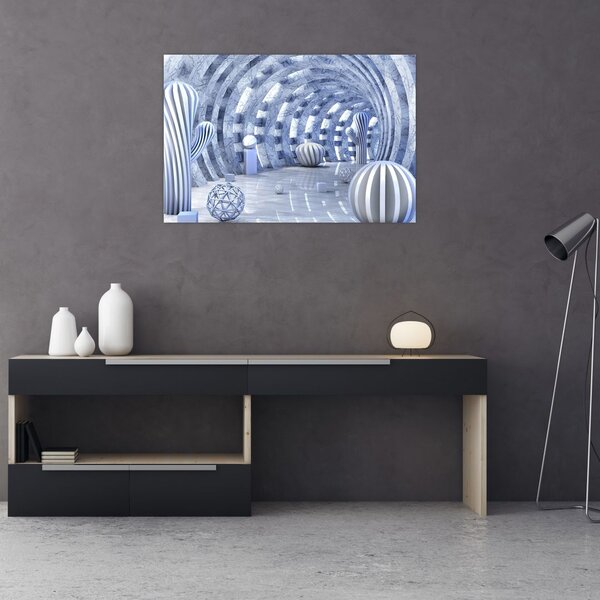 Slika - 3D abstrakcija (90x60 cm)