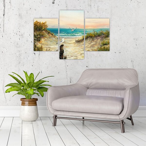 Slika - Peščena plaža (90x60 cm)