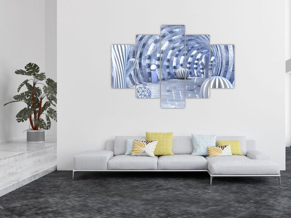 Slika - 3D abstrakcija (150x105 cm)